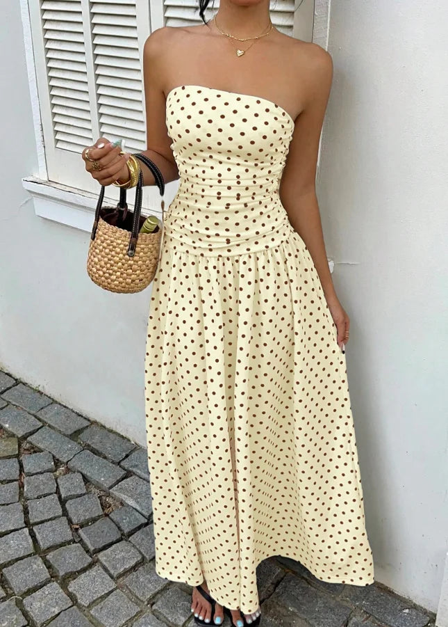Robe à pois