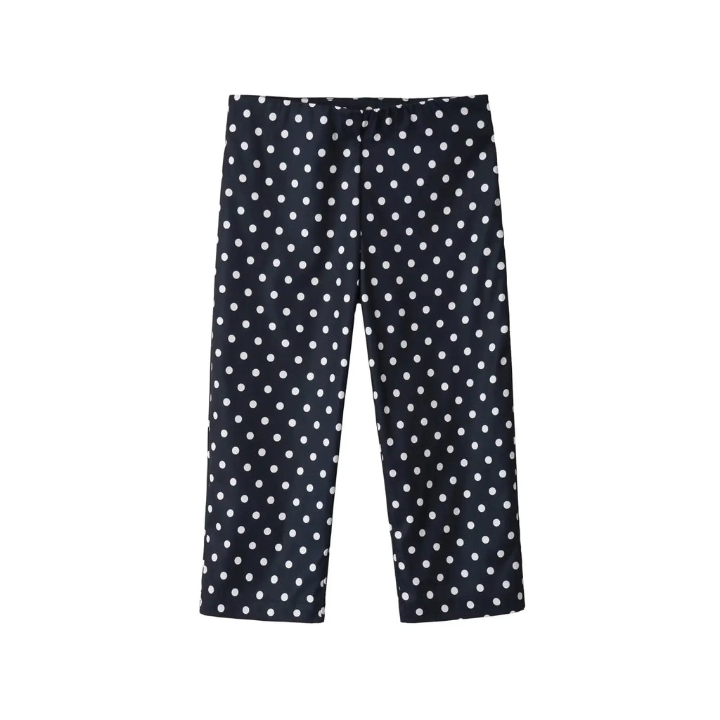 Pantalon Capri taille Mi-Haute à pois