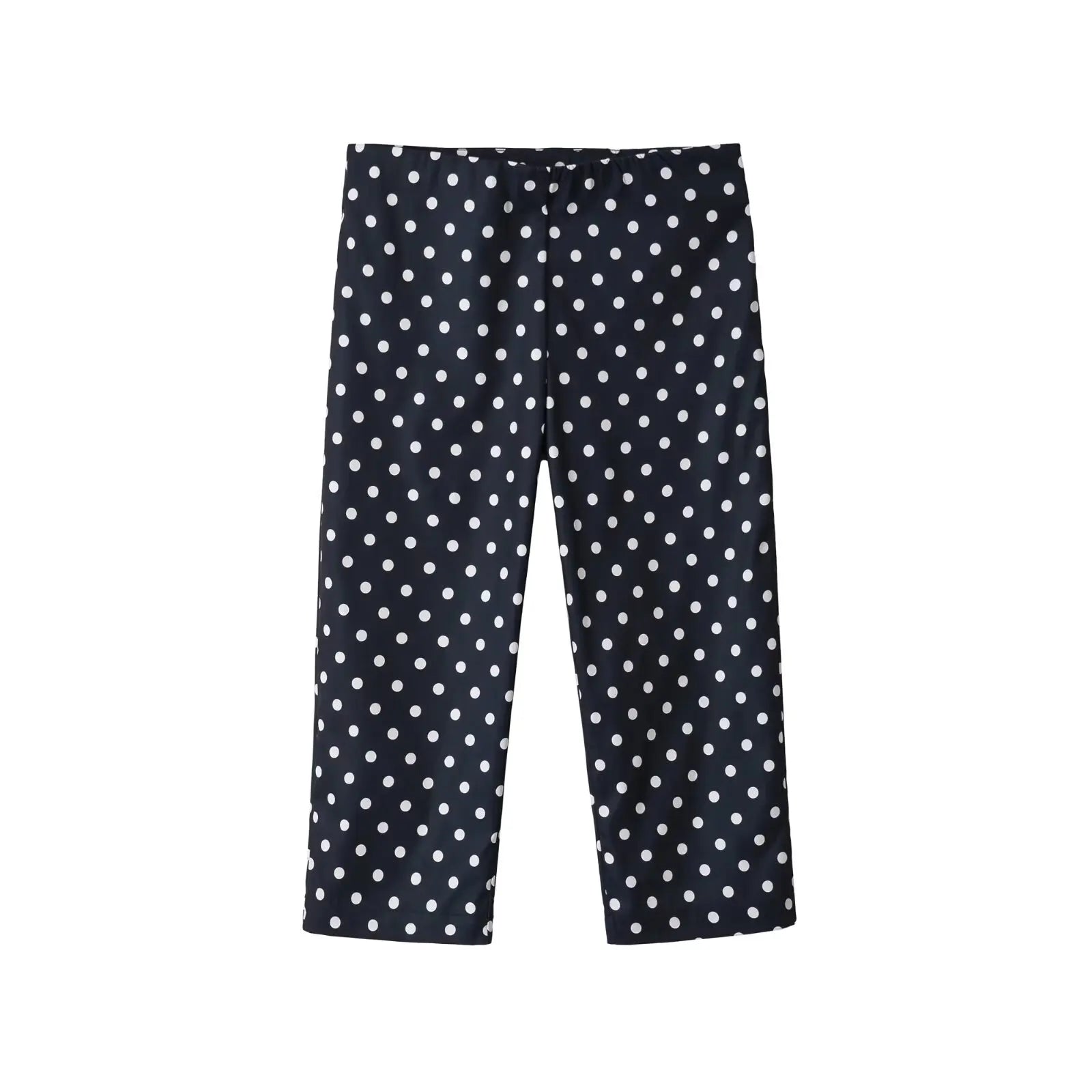 Pantalon Capri taille Mi-Haute à pois