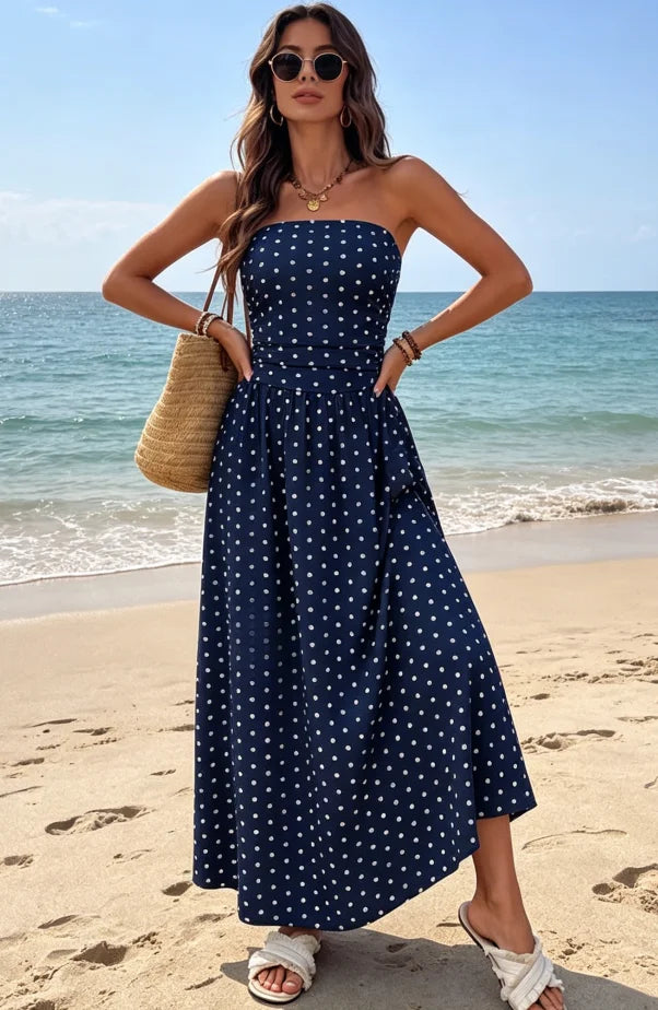 Robe à pois