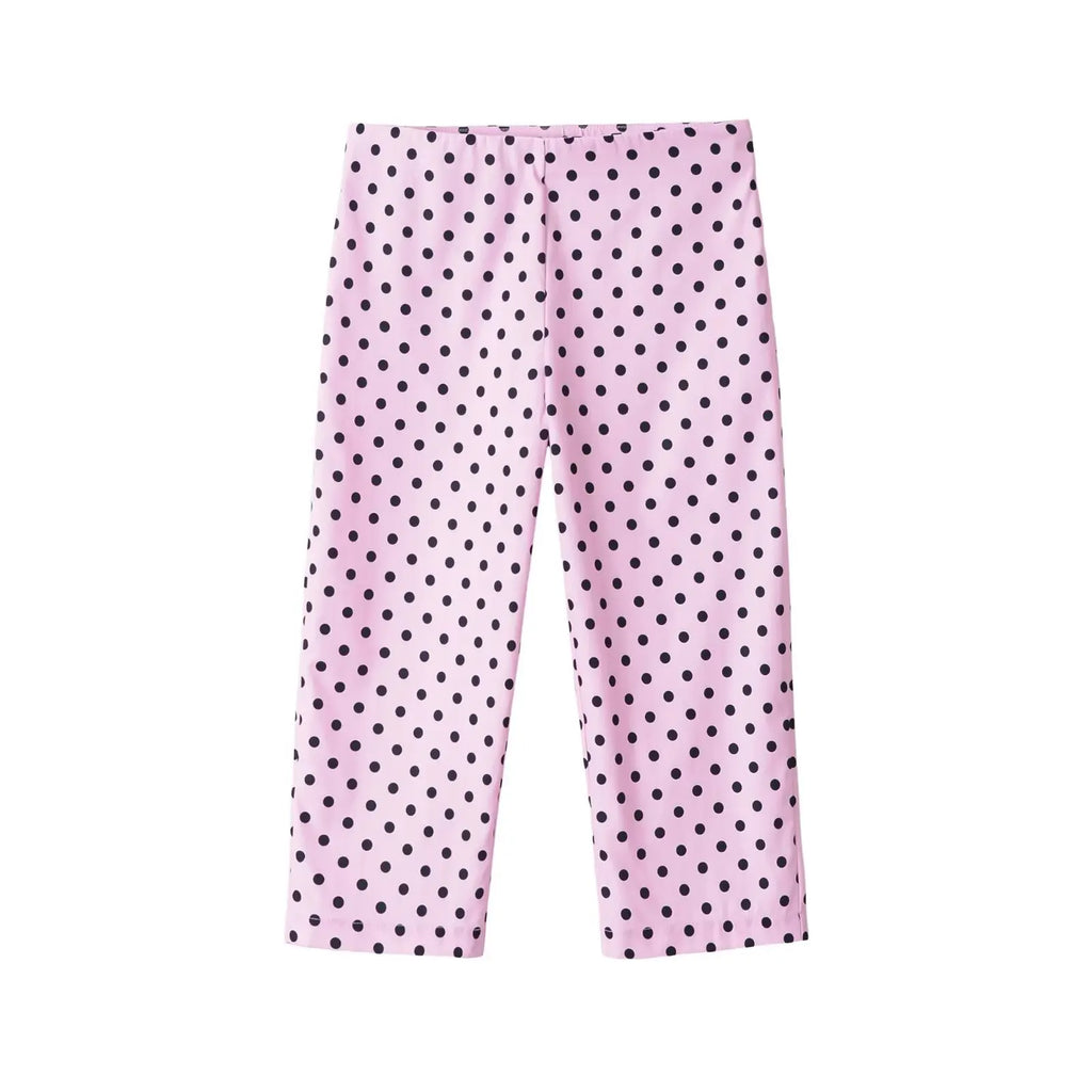 Pantalon Capri taille Mi-Haute à pois