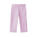 Pantalon Capri taille Mi-Haute à pois
