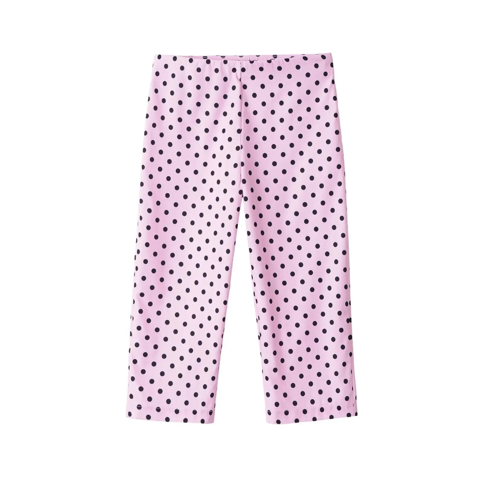 Pantalon Capri taille Mi-Haute à pois