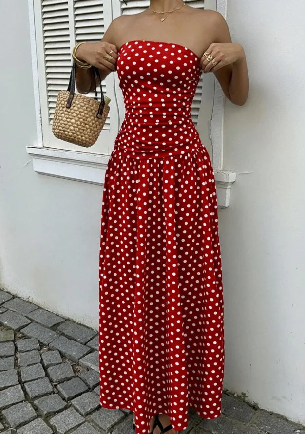 Robe à pois