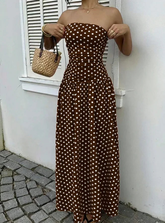 Robe à pois