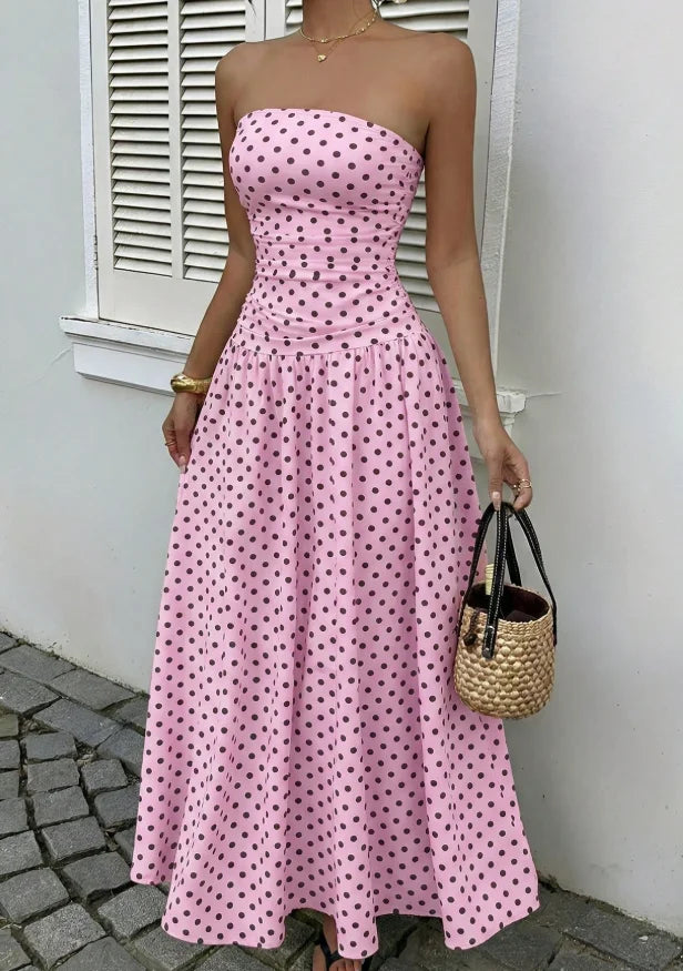 Robe à pois