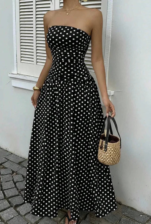 Robe à pois